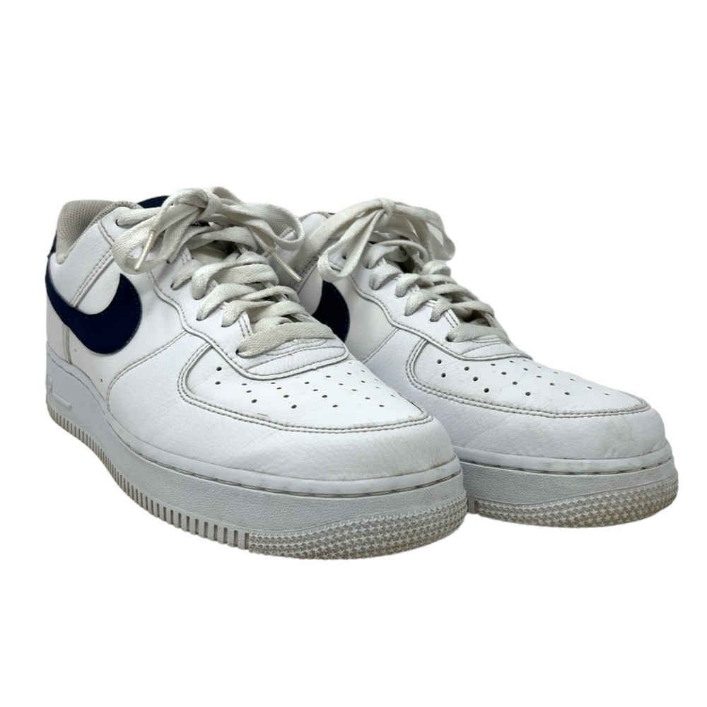 Nike sneakers Air Force 1 Low White 10 mens 2020 CJ1607-100 midnight navy shoes